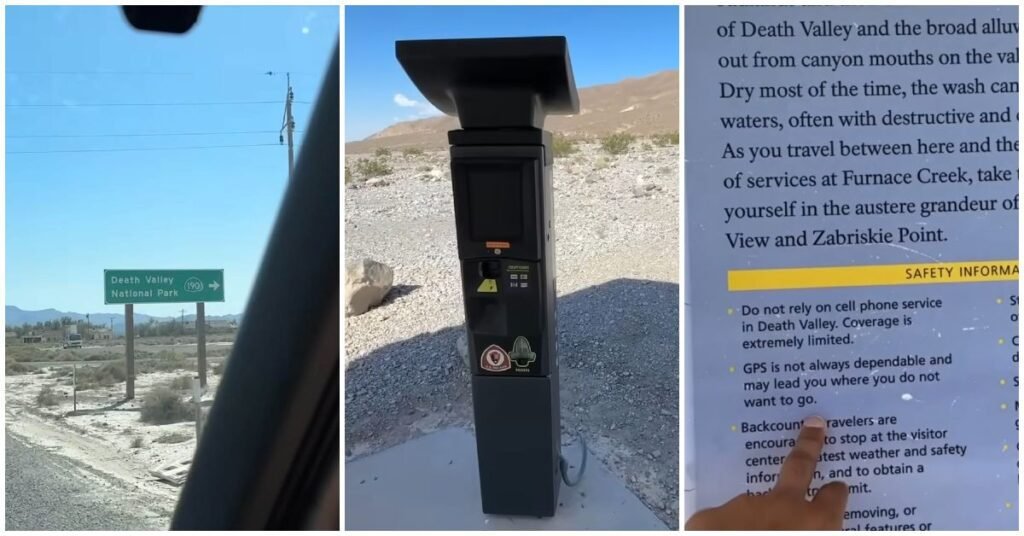 Entering Death Valley National Park
